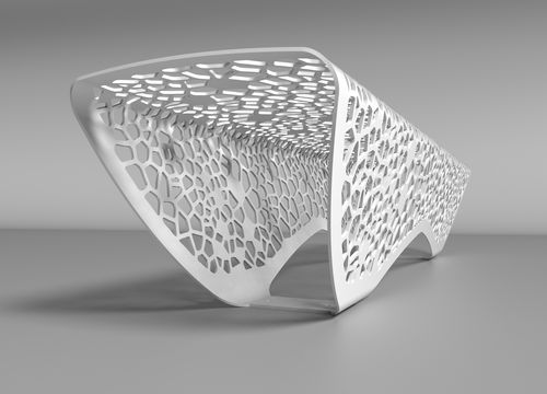 Moderne Bank für den öffentlichen Raum - OSSO 2 - Factory Street Furniture - galvanisiertem Stahl / Edelstahl / für Flughafen