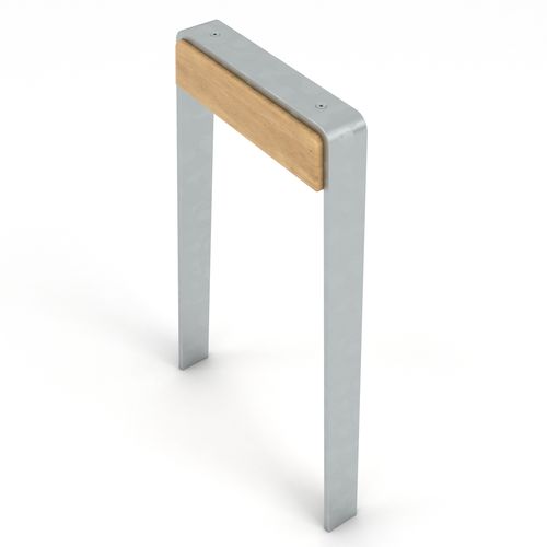 Bodenstehender Fahrradständer - QUAY - Factory Street Furniture - galvanisiertem Stahl / COR-TEN®-Stahl / Holz