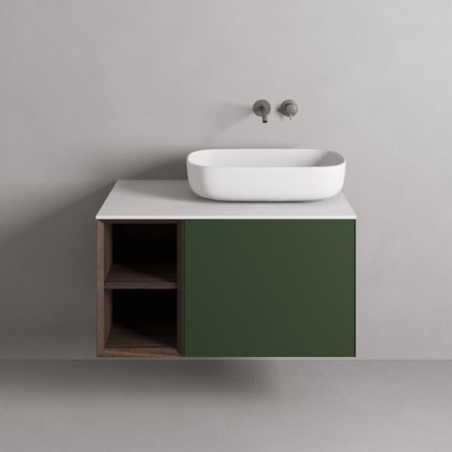 Aufsatzwaschbecken - MOODE - Rexa Design - Corian® / nach Maß / rechteckig