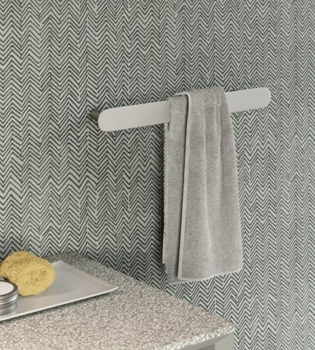 Handtuchhalter / 1 Stange - MOON - Rexa Design - wandmontiert / Metall / für Hotels