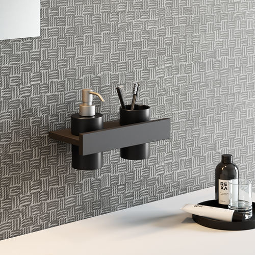 Seifenspender für professionellen Einsatz - STONE - Rexa Design - wandmontiert / Metall / manuell
