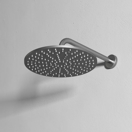 Wandmontierter Duschkopf - Rexa Design - rund / Regenstrahl / für Gewerbegebrauch