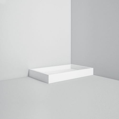 Rechteckige Duschwanne - High - Rexa Design - zum Aufstellen / Corian® / maßgefertigt