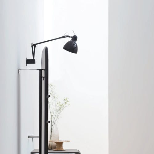 Moderne Wandleuchte - Arm - Rexa Design - für den Innenraum / Metall / Glas