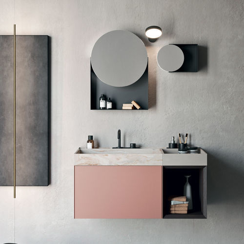 Moderne Wandleuchte - Circle - Rexa Design - für den Innenraum / Metall / Glas