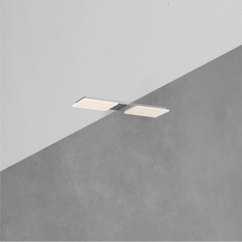 Moderne Wandleuchte - Straight - Rexa Design - für den Innenraum / Metall / rechteckig