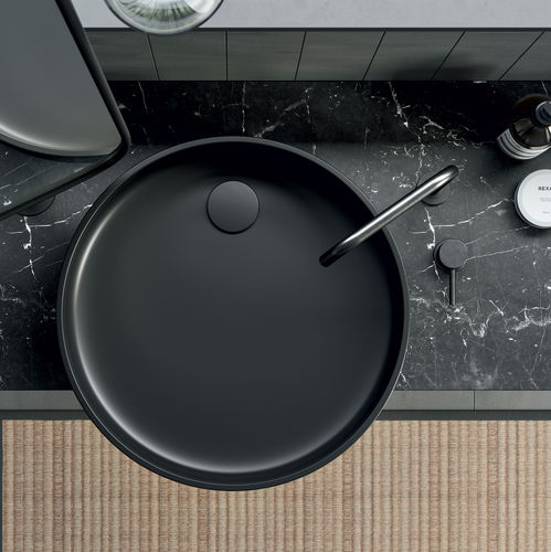 Aufsatzwaschbecken - O_O - Rexa Design - Marmor / Corian® / nach Maß