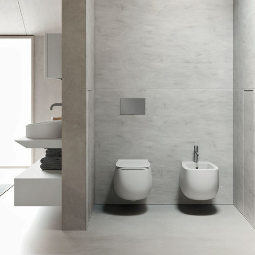 Corian®-Fliesen - Infinito - Rexa Design - glatt / für den Innenraum / für Badezimmer