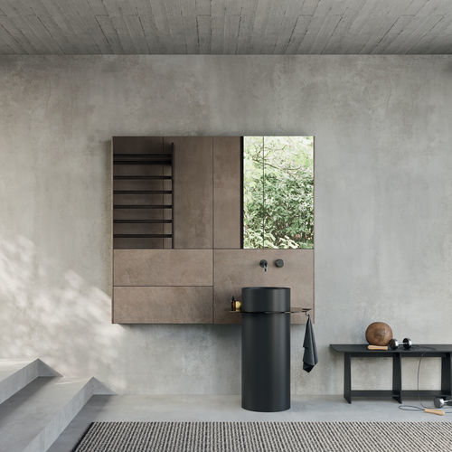 Badezimmer-Schrank / All-in-one - VISION ICON - Rexa Design - modern / für Privatgebrauch / Corian®