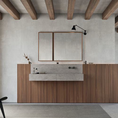 Modernes Badezimmer - VISION EVOKE - Rexa Design - Edelstahl / Keramik / Corian®