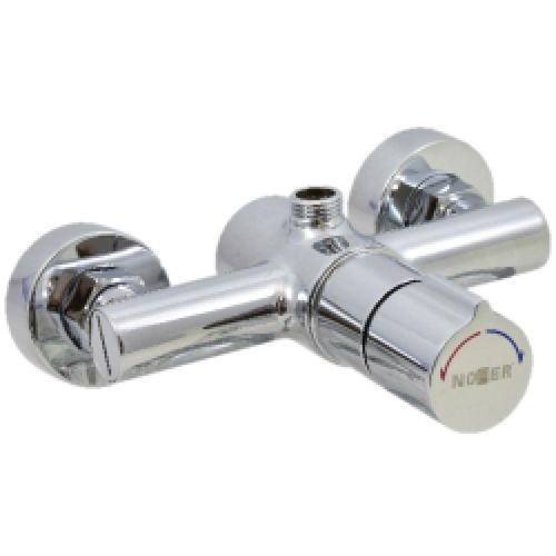 Einhebelmischer für Dusche - 07270M.B - NOFER - wandmontiert / Selbstschluss / verchromter Messing