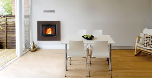 Pelletkaminofen - BOX: RC 1000  - Ravelli - modern / Stahl / Gusseisen