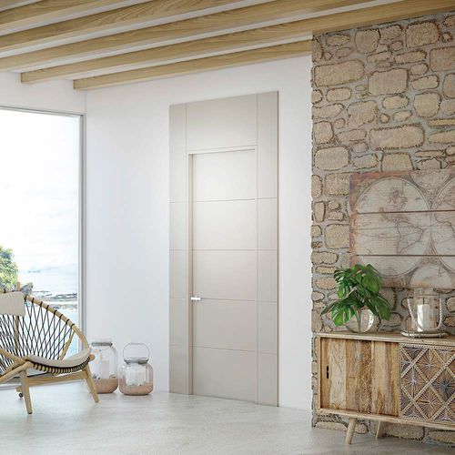 Tür für Innenbereich - 9005 - Puertas Sanrafael - Holz / einflügelig / modern