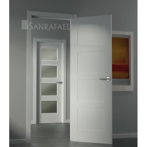 Tür für Innenbereich - LIFESTYLE : 9400R VA4 - Puertas Sanrafael - Holz / einflügelig / ohne Verglasung