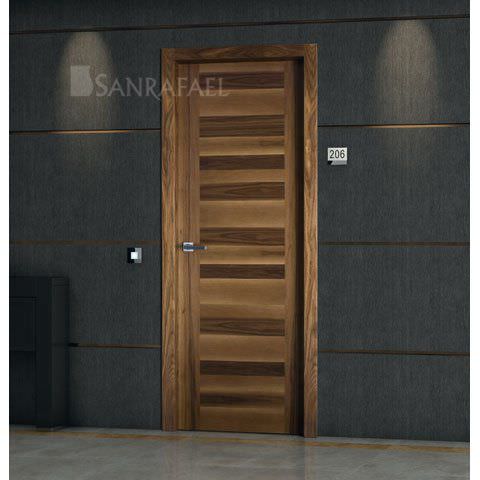 Tür für Innenbereich - L60 - Puertas Sanrafael - Massivholz / einflügelig / ohne Verglasung