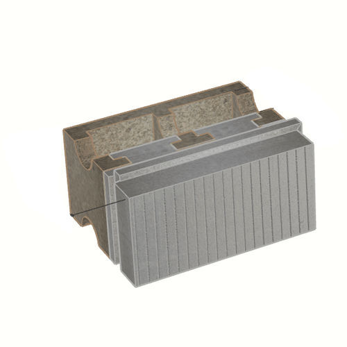 Polystyrol-Schalungsstein - B-HI40/14+22 - FIXOLITE - für Wand / für Fußboden / dämmend