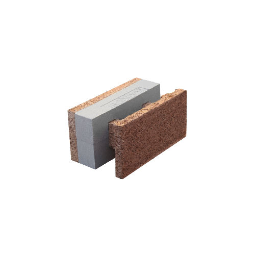 Polystyrol-Schalungsstein - HT 30/11+11	 - FIXOLITE - Holzzement / für Trennwand / dämmend