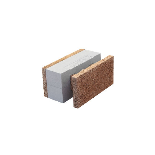Polystyrol-Schalungsstein - HT 33/11+14	 - FIXOLITE - Holzzement / für Trennwand / dämmend
