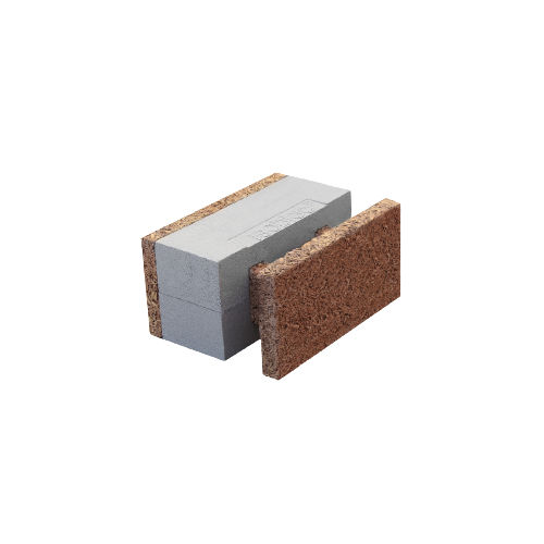 Polystyrol-Schalungsstein - HT 38/11+18	 - FIXOLITE - Holzzement / für Trennwand / dämmend