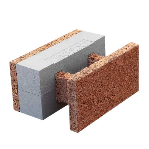 Polystyrol-Schalungsstein - HS 38/18+11	 - FIXOLITE - Holzzement / für Wand / dämmend