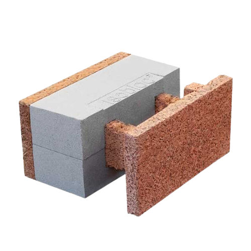 Polystyrol-Schalungsstein - HS 43/16+18	 - FIXOLITE - Holzzement / für Wand / dämmend