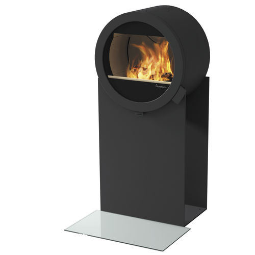 Holz-Kaminofen - ME - Nordpeis - 5 kW...10 kW / bodenstehend / mit 3 Sichtseiten