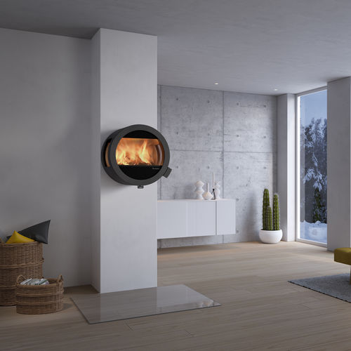 Holz-Kaminofen - ME - Nordpeis - elektrisch / 5 kW...10 kW / wandmontiert