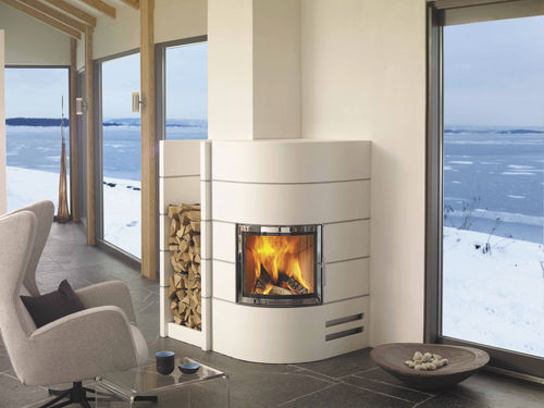 Holzkamin - AMSTERDAM - Nordpeis - Einbau / Ecken / geschlossene Feuerstelle