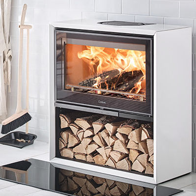 Holz-Kaminofen - 310 - Contura - 7 kW / modern / Gusseisen