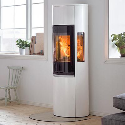 Holz-Kaminofen - 596 STYLE - Contura - 0 - 5 kW / 5 kW...10 kW / mit 3 Sichtseiten