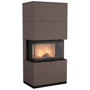 Holzkamin - I51S - Contura - freistehend / mit 3 Sichtseiten / geschlossene Feuerstelle