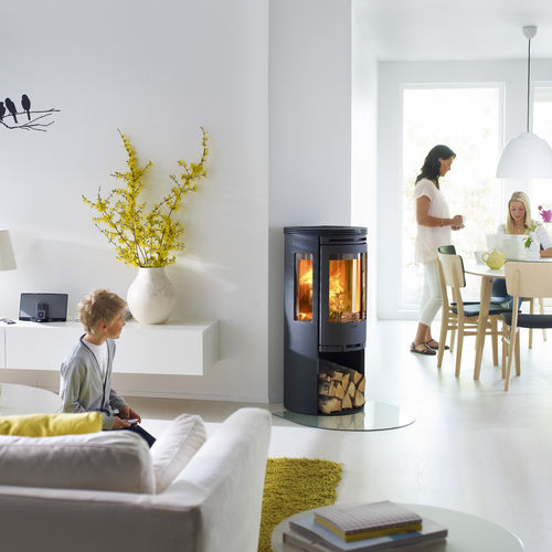Holz-Kaminofen - 556 STYLE - Contura - 0 - 5 kW / 7 kW / mit 3 Sichtseiten