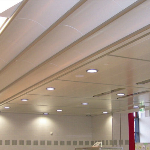 Aluminium-Zwischendecke - INTEC  - Arconic Architectural Products SAS, Merxheim/Frank - Platten / für den Innenraum / isolierend