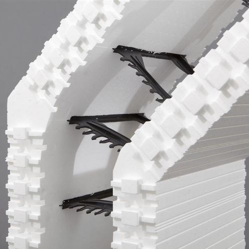 Polystyrol-Schalungsstein - PLUS 3.30 : 45 DEGREE - amvicsystem - für Wand / dämmend / für Eckeinbau