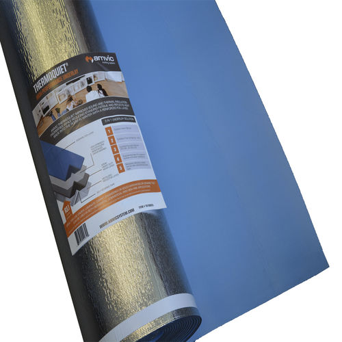 Elastische Trittschalldämmung / Rollen - THERMOQUIET® - amvicsystem - Polyethylen / EPDM / für Parkett