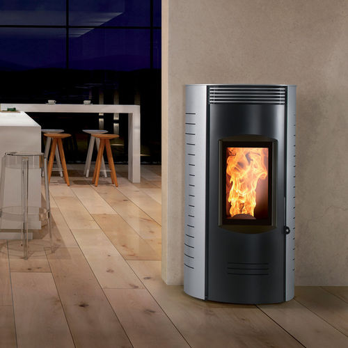 Pelletkaminofen - RONDE EVO - Caminetti Montegrappa - 0 - 5 kW / 5 kW...10 kW / modern