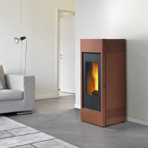 Pelletkaminofen - VISUAL - Caminetti Montegrappa - 0 - 5 kW / 9 kW / modern