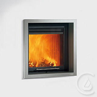 Moderne Kaminverkleidung - MINIMAL 01 - Caminetti Montegrappa - Stahl