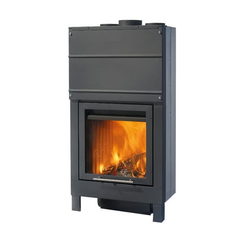 Holzkamin - CM P01 - Caminetti Montegrappa - freistehend / Einseitig / geschlossene Feuerstelle
