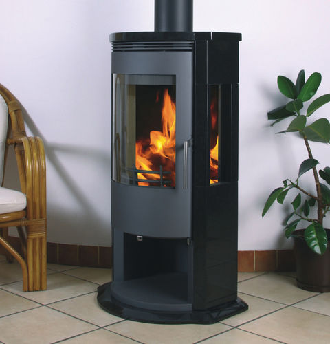 Holz-Kaminofen - A3 ARENA GRANIT - Color Emajl Doo - modern / Naturstein