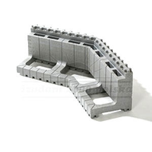 Schalungsstein / expandiertes Polystyrol (EPS) - MP 1/25 EA - izodom 2000 polska - Néopor® / für Decke / dämmend