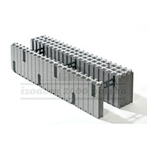 Schalungsstein / expandiertes Polystyrol (EPS) - MCFU 1/35 - izodom 2000 polska - Néopor® / für Wand / dämmend