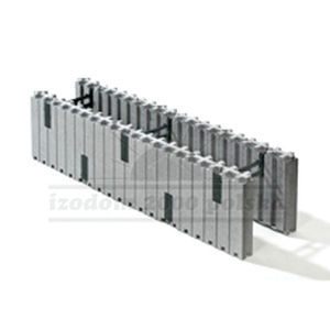 Schalungsstein / expandiertes Polystyrol (EPS) - MCFU 1/25 - izodom 2000 polska - Néopor® / für Wand / dämmend