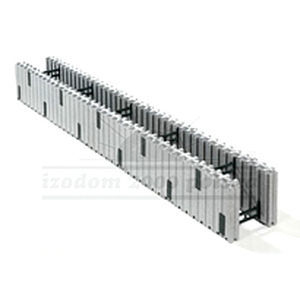 Schalungsstein / expandiertes Polystyrol (EPS) - MCFU 2/25 - izodom 2000 polska - Néopor® / für Wand / dämmend