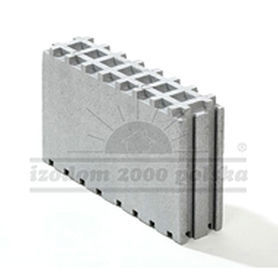 Schalungsstein / expandiertes Polystyrol (EPS) - OC 0,4/2 - izodom 2000 polska - Néopor® / für Wand / für Gebäude