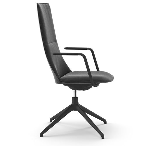Moderner Bürosessel - FJELL - FORAFORM AS - Leder / Stoff / Hochlehner