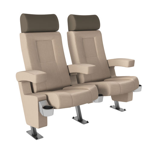 Stoffkinosessel - PARAGON 918 - FORAFORM AS - für Gewerbegebrauch / braun / versenkbar