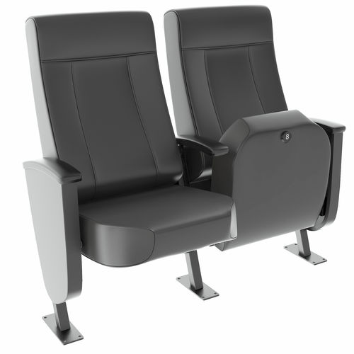 Moderner Auditoriumsessel - RIVIERA - FORAFORM AS - Leder / Stoff / klappbar