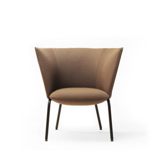 Moderner Sessel - TIND 500 - FORAFORM AS - Stoff / mit hoher Rückenlehne / grau