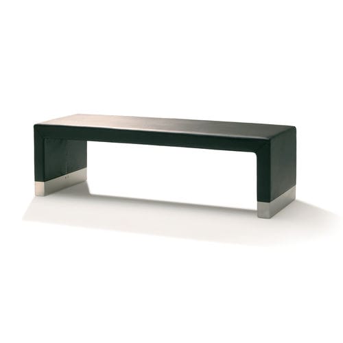 Moderne Bank - GALLERY - FORAFORM AS - Edelstahl / Stoff / für Gewerbegebrauch